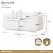West Kensington Buff and Sea Salt Caramel 69" Loveseat