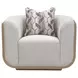 West Kensington Buff and Sea Salt Caramel Upholstered Matching Chair