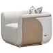 West Kensington Buff and Sea Salt Caramel Upholstered Matching Chair