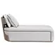 West Kensington Buff and Sea Salt Caramel 30" Chaise