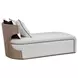 West Kensington Buff and Sea Salt Caramel 30" Chaise