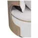 West Kensington Buff and Sea Salt Caramel 30" Chaise