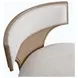 West Kensington Buff and Sea Salt Caramel 30" Chaise