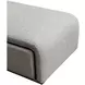 West Kensington Buff and Medium Espresso 36" Chaise