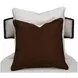 West Kensington Buff and Medium Espresso 36" Chaise