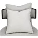 West Kensington Buff and Medium Espresso 36" Chaise