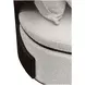 West Kensington Buff and Medium Espresso 36" Chaise