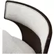West Kensington Buff and Medium Espresso 36" Chaise