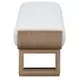 West Kensington Buff and Sea Salt Caramel Upholstered Platform Bedroom Set