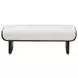 West Kensington Buff and Medium Espresso Upholstered Platform Bedroom Set