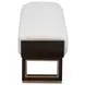 West Kensington Buff and Medium Espresso Upholstered Platform Bedroom Set