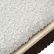 West Kensington Cream Puff and Medium Espresso Bed Bench