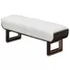 West Kensington Buff and Medium Espresso Upholstered Platform Bedroom Set