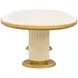 Scotts Square Light Champagne 135" Extendable Oval Dining Table