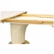 Scotts Square Light Champagne 135" Extendable Oval Dining Table