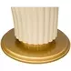 Scotts Square Light Champagne 135" Extendable Oval Dining Table