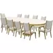 Scotts Square Light Champagne Extendable Oval Dining Room Set