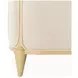 Scotts Square Cornsilk Queen Upholstered Panel Bed with USB Charging