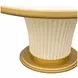 Scotts Square Light Champagne 60" Round Dining Table