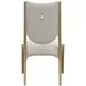 Scotts Square Cornsilk Upholstered Dining Side Chair Set of 2