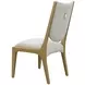 Scotts Square Cornsilk Upholstered Dining Side Chair Set of 2