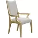 Scotts Square Cornsilk Upholstered Dining Arm Chair