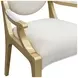 Scotts Square Cornsilk Upholstered Dining Arm Chair