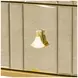 Scotts Square Light Champagne 6 Drawer Dresser with LED