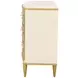 Scotts Square Light Champagne 6 Drawer Dresser with LED