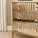 Scotts Square Light Champagne 6 Drawer Dresser with Mirror and LED