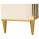 Scotts Square Light Champagne 5 Drawer Chest