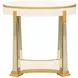 Scotts Square Light Champagne Oval End Table