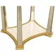 Scotts Square Light Champagne Oval End Table