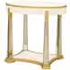Scotts Square Light Champagne Oval End Table