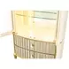Scotts Square Light Champagne 2 Door Display Cabinet