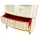 Scotts Square Light Champagne 2 Door Display Cabinet