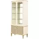 Scotts Square Light Champagne 2 Door Display Cabinet