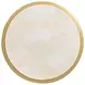 Scotts Square Light Champagne and Gold Round Stone Top Chairside Table
