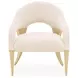 Scotts Square Cornsilk Upholstered Accent Chair