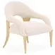 Scotts Square Cornsilk Upholstered Accent Chair
