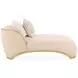 Scotts Square Cornsilk 73" Chaise with Pillows