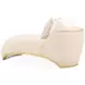 Scotts Square Cornsilk 73" Chaise with Pillows