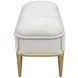 Scotts Square Cornsilk Upholstered 56" Accent Bench