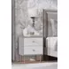 Saige Weathered White and Gray 2 Drawer Nightstand