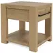 Davie Pale Oak Rectangular End Table