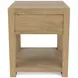 Davie Pale Oak Rectangular End Table