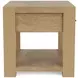 Davie Pale Oak Rectangular End Table