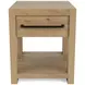 Davie Pale Oak Rectangular End Table