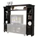 Ferla Black Entertainment Center with Light Function