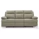 Yarrow Lane Mocha Reclining Sofa with Drop Down Table
